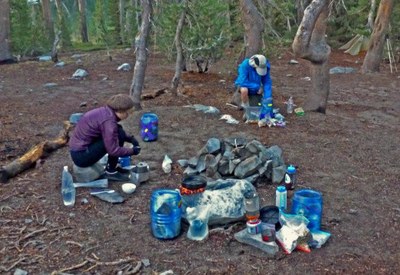 Lightweight Backpack Food Planning and Preparation