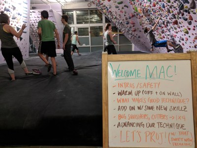 Seattle MAC Bouldering