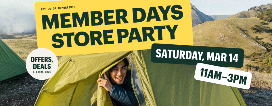 Mountaineer Table at REI Member Day Store Party (Lynnwood)