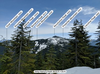 Day Hike - Dirty Harry's Peak