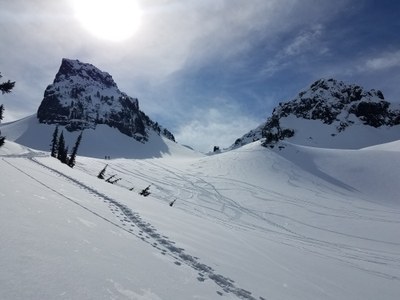 Intermediate Snowshoe - Castle-Pinnacle Saddle