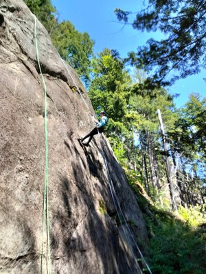 Top Rope Rock Climb - McCleary Cliffs