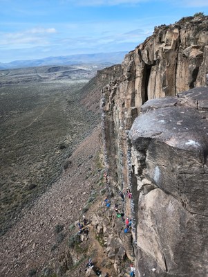 Top Rope Rock Climb - Vantage (Frenchman Coulee)