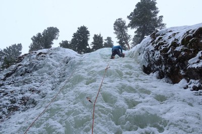 Water Ice Climb - Mount Baker Lower Coleman Seracs & Glacier