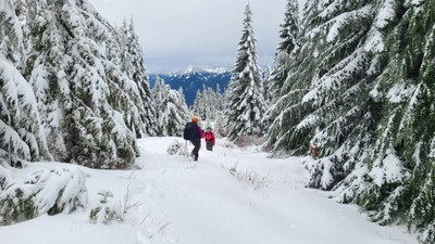 Winter Scramble - Crater Lake & Blowdown Mountains
