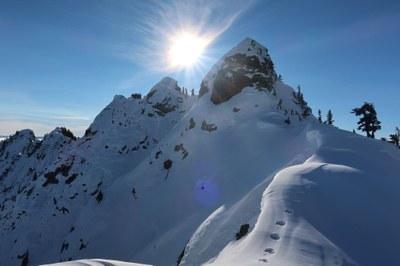 Winter Scramble - Kendall Peak (winter)