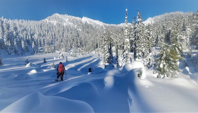 Winter Scramble - Whiteface Peak (winter)