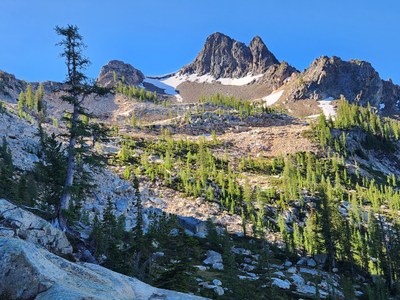 Blue Lake and Cornice Peaks
