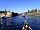 Paddling towad the small lock.jpg