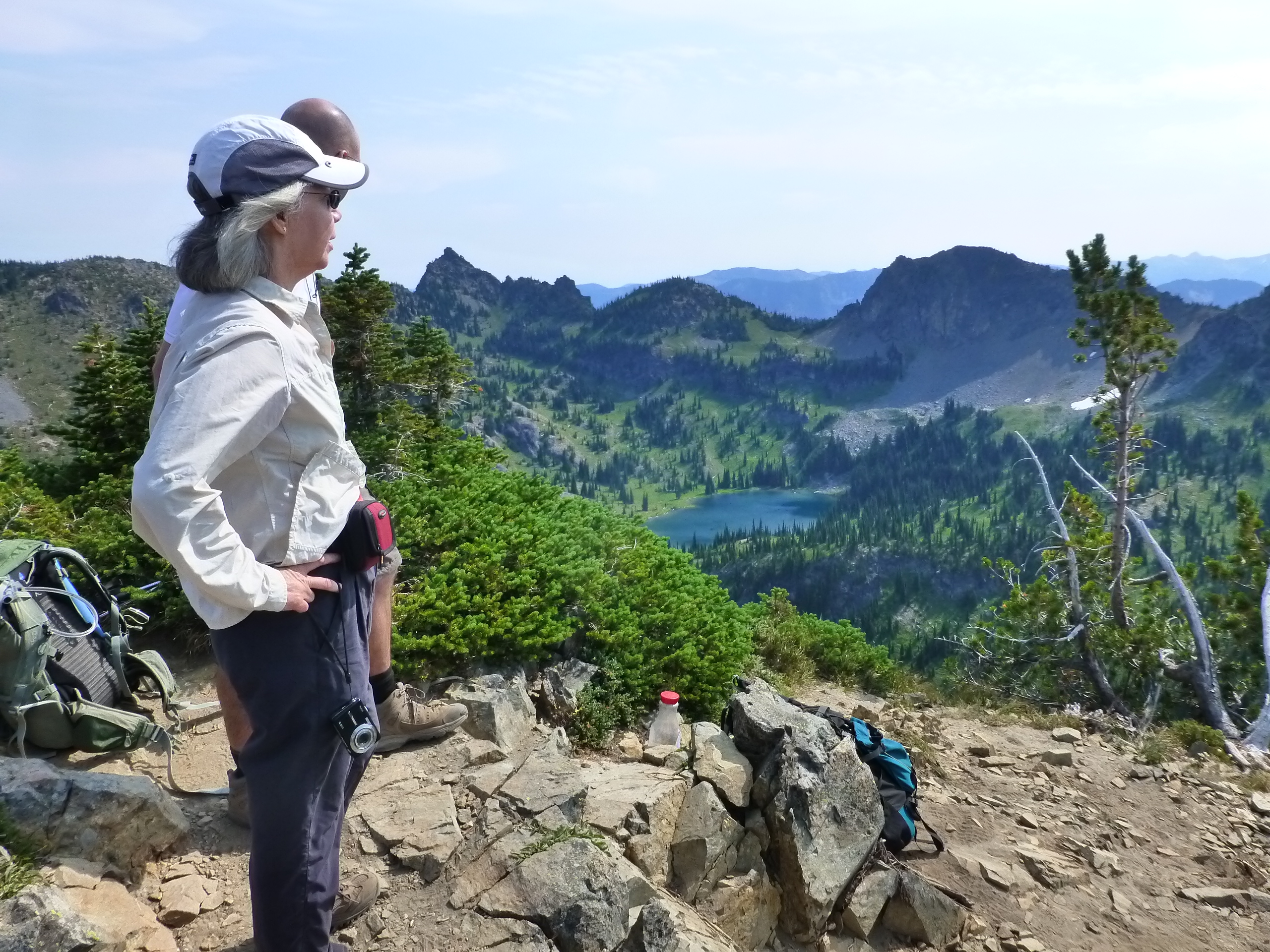 Crystal Lake from Crystal Peak