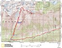 McClellan Peak Ingalls Creek Approach Route Map