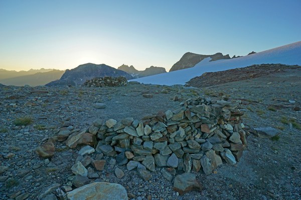 Glacier Gap tent spots