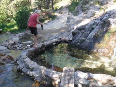 Idaho Hot Springs Mountain Bike Route