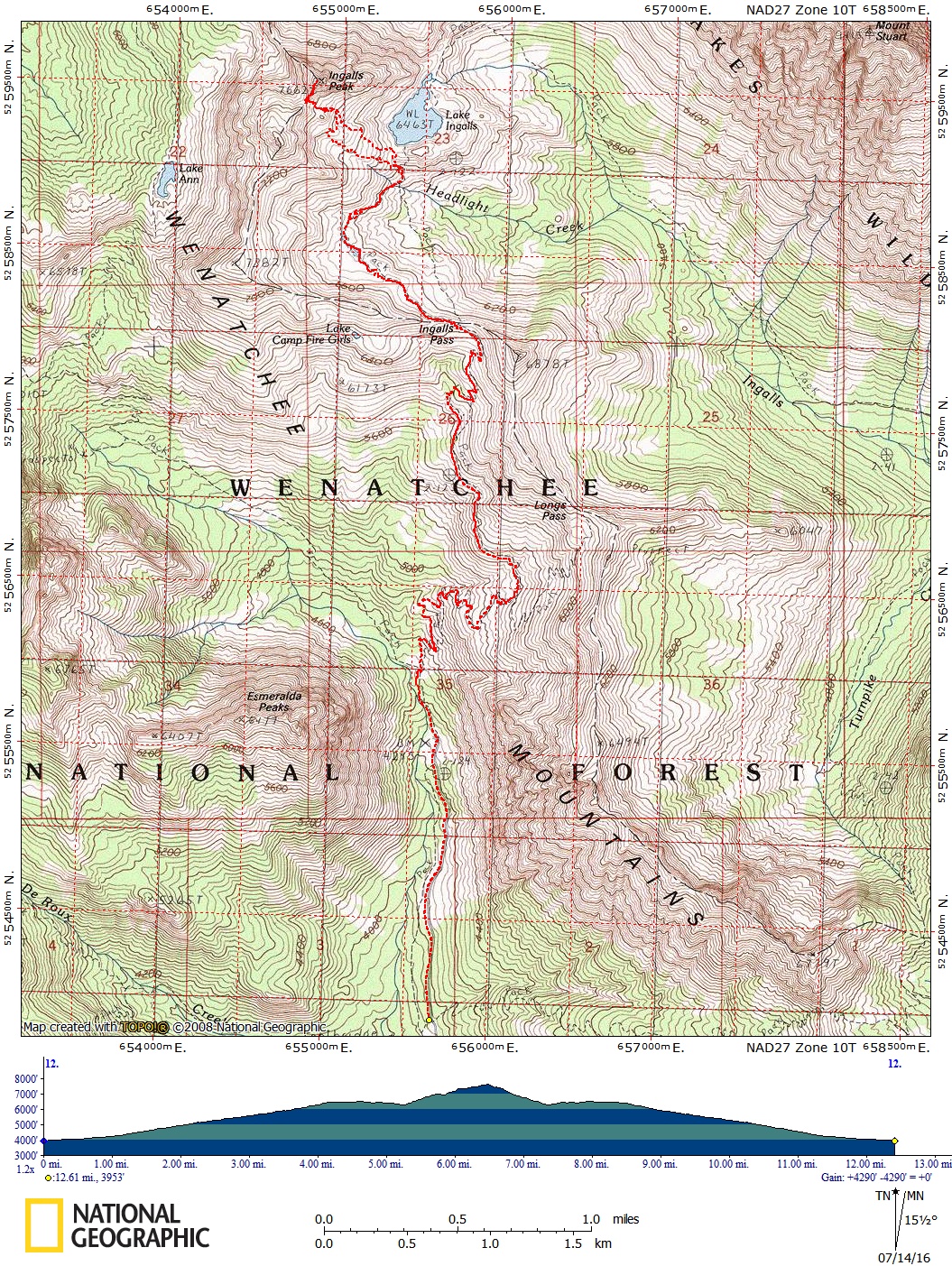 Ingalls Route Map