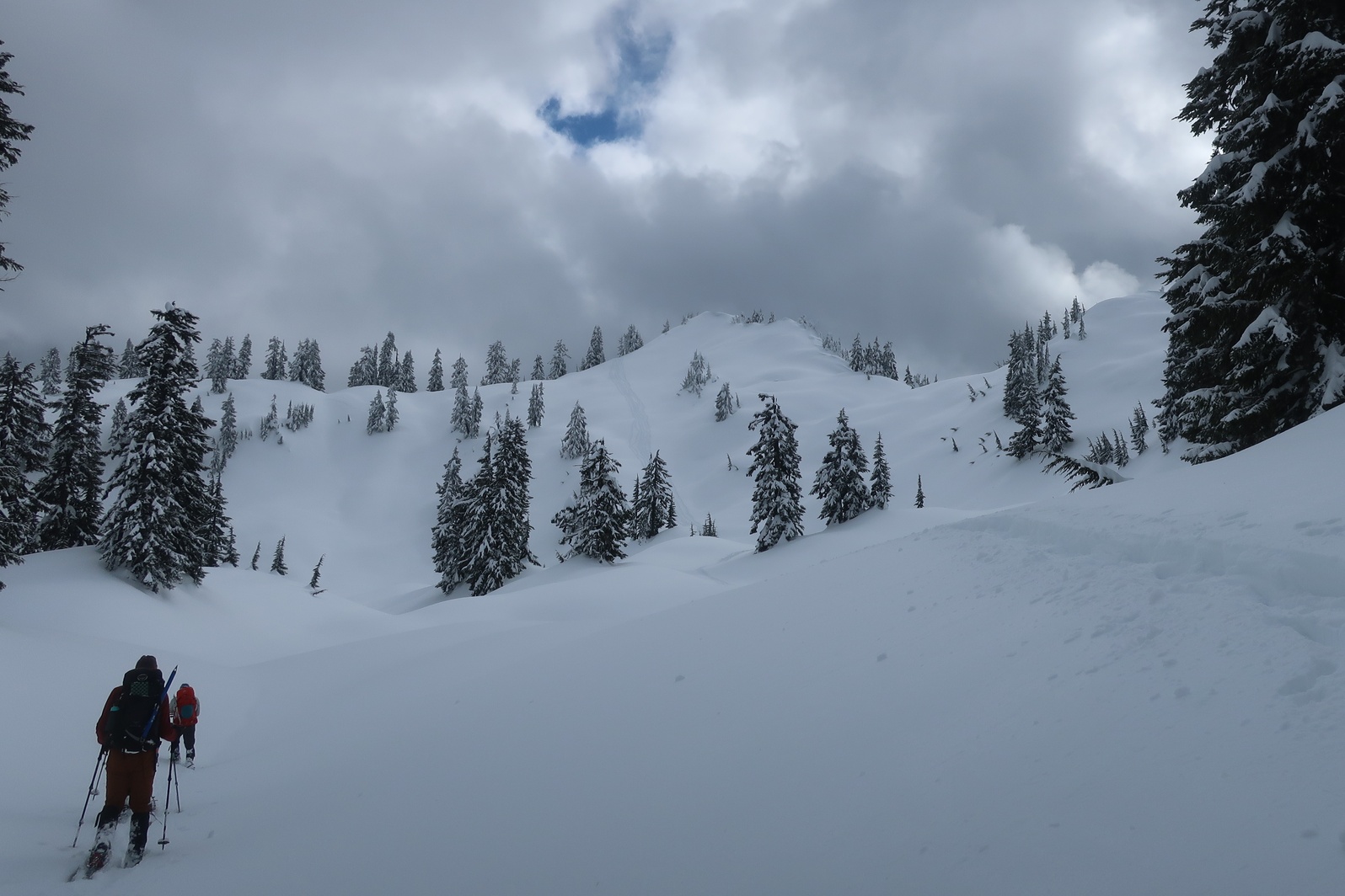 Looking back towards Point 5578.JPG