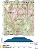 Lundin Peak Route Map