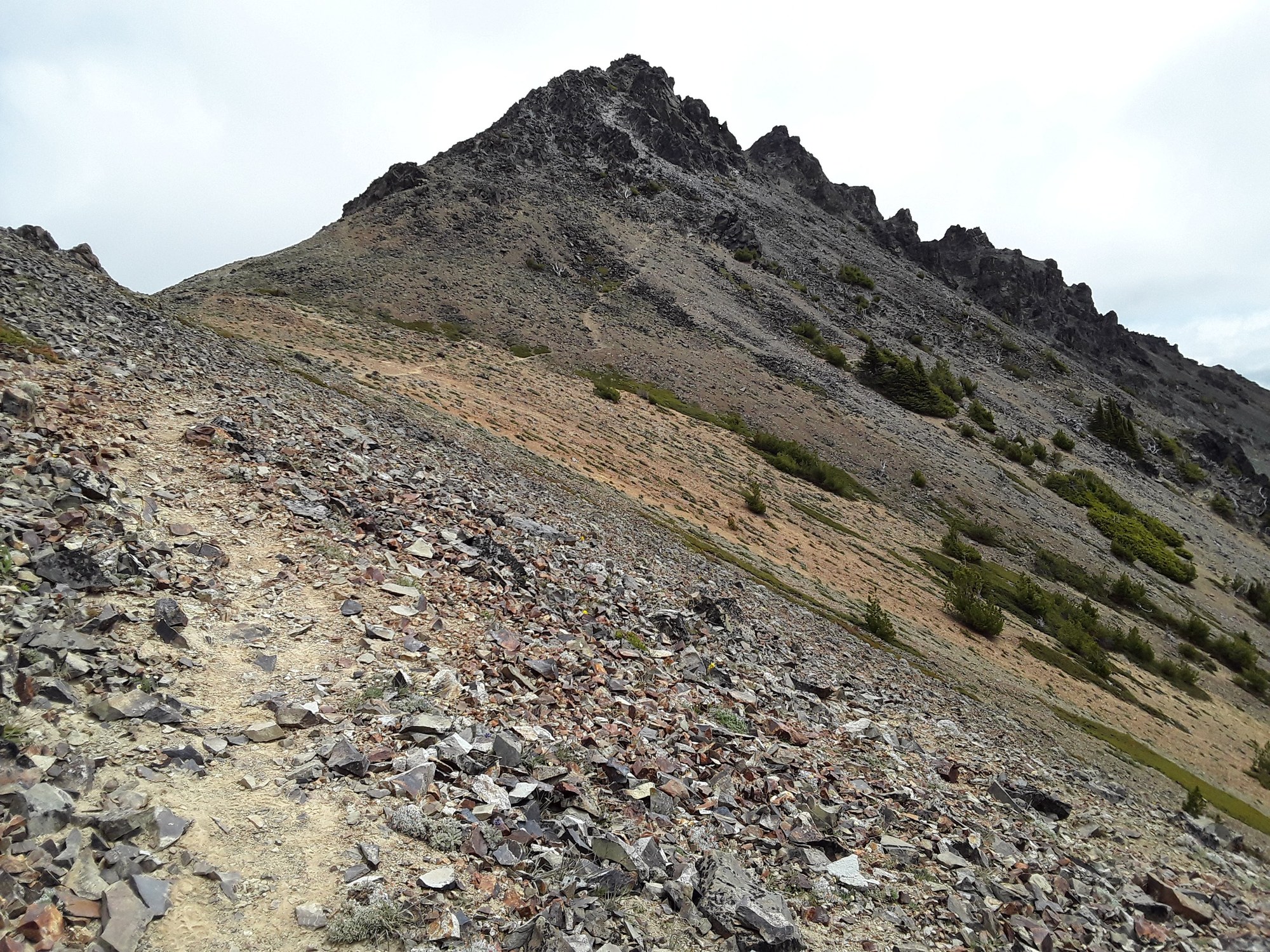 Mount Aix Near the Summit