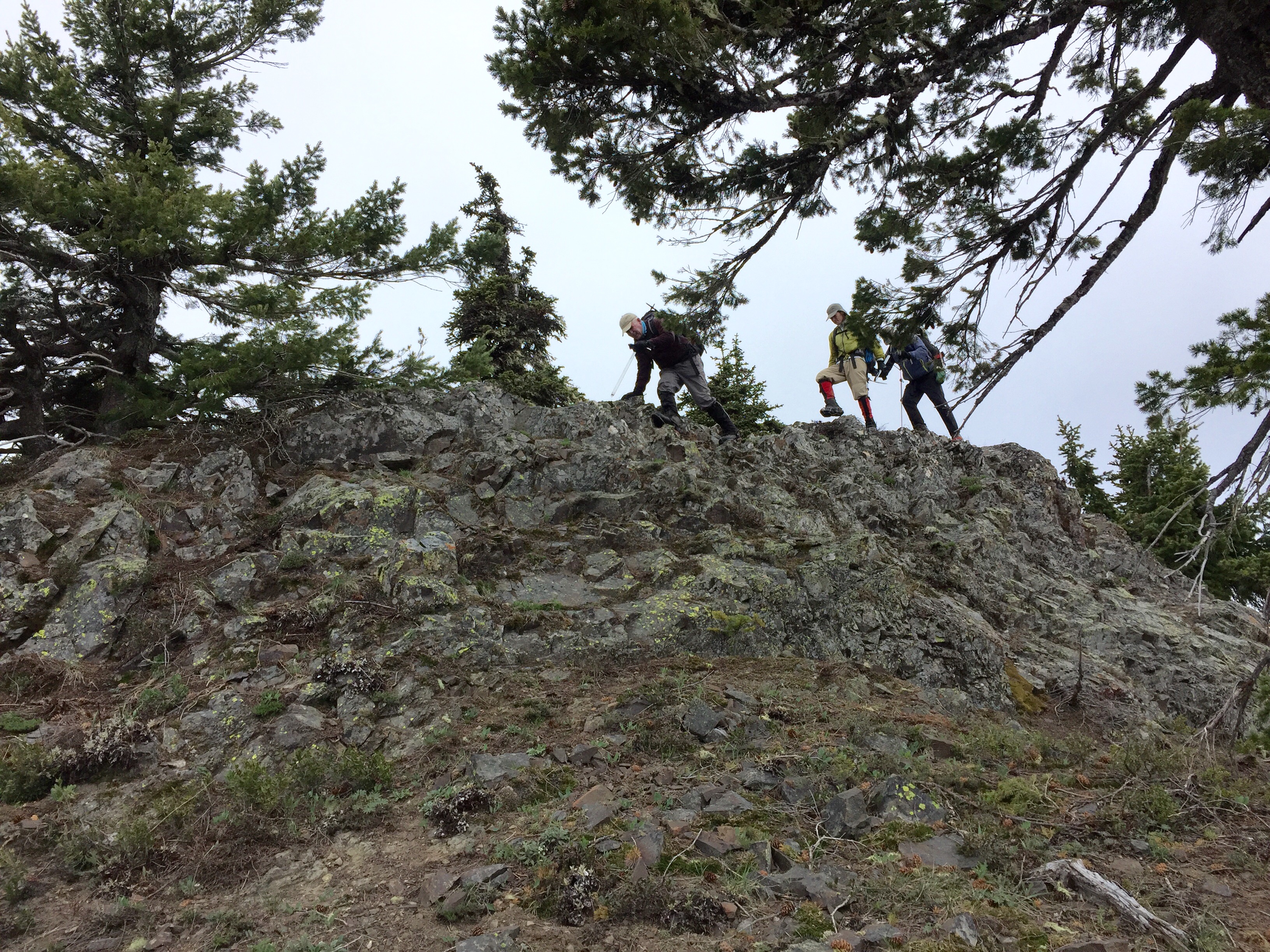 Baldy - rock scramble.JPG