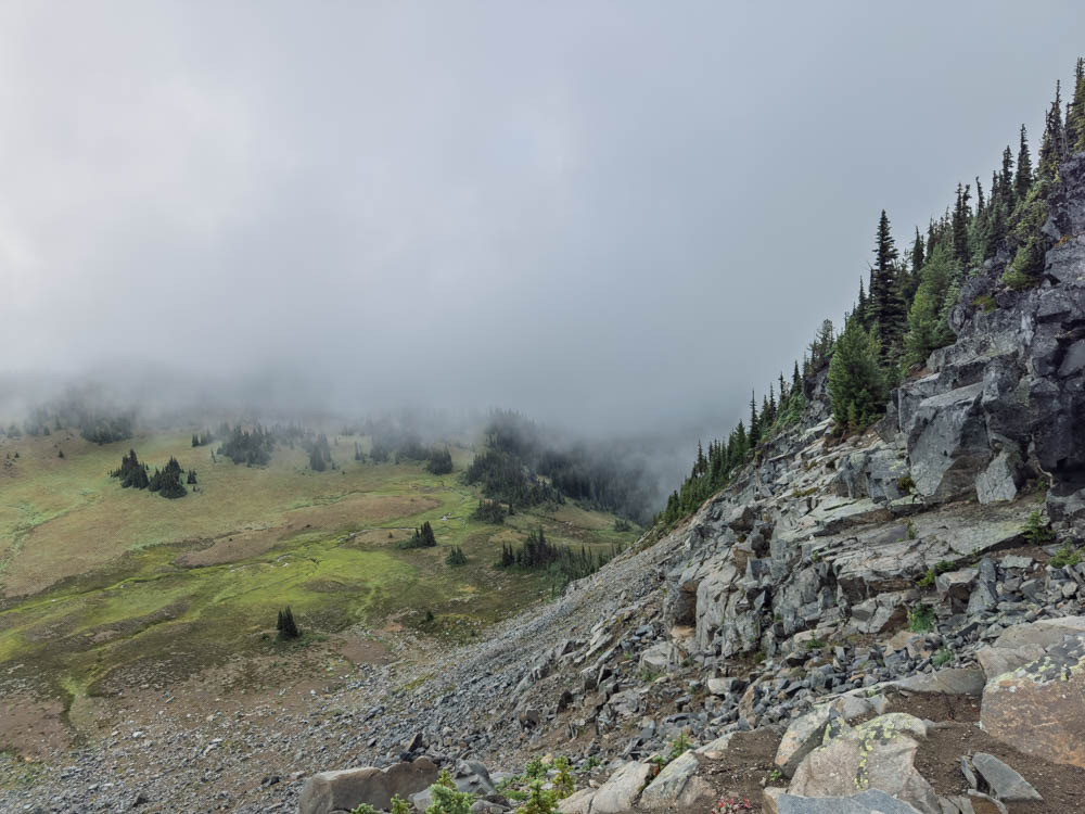 North slope of Sourdough-Frozen Lake - Sunrise Loop-Mount Rainier-3671.jpg