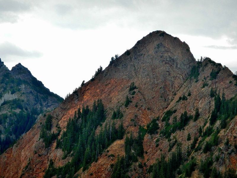 Red Mountain Looking Red