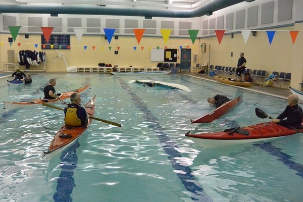 Photo- River Ridge Sea Kayak Pool Play