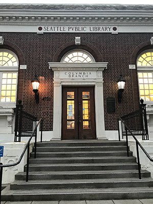 Seattle Public Library: Columbia Branch. Taken on 3/5/20 by Gabrielle Orsi