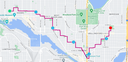 Route Map of Seattle's P-Patches: Ballard to Wallingford