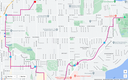 Route Map of Seattle's P-Patches: Wedgewood to Magnuson Park