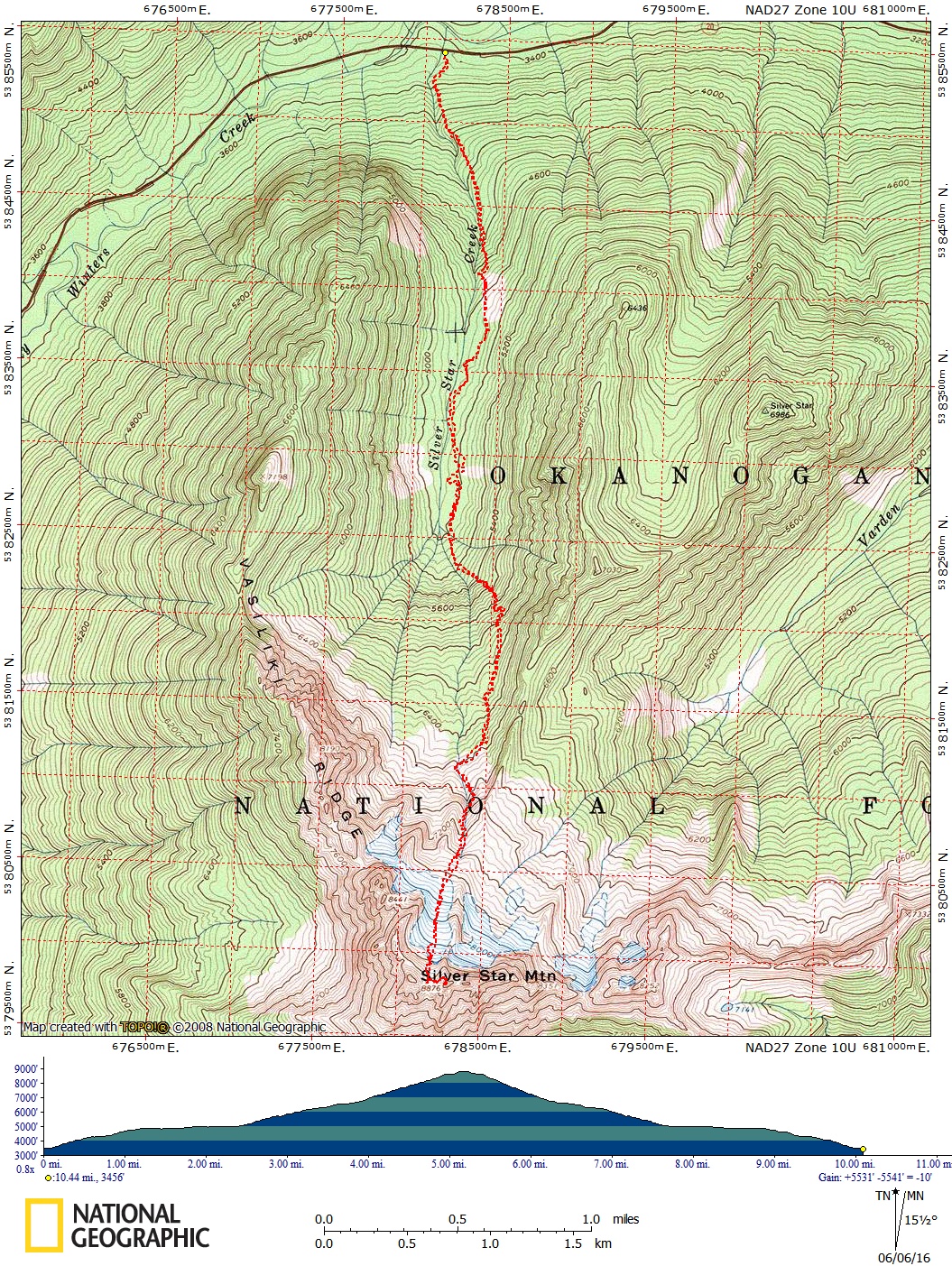silver star 6-5-2016 route.JPG