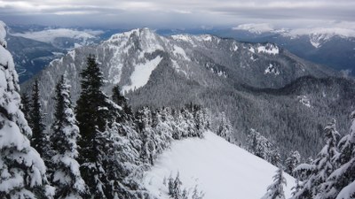 Teebone Ridge/Southwest Spur (winter)