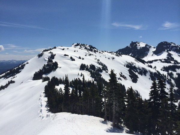 Foss Peak with Unicorn Peak in the back