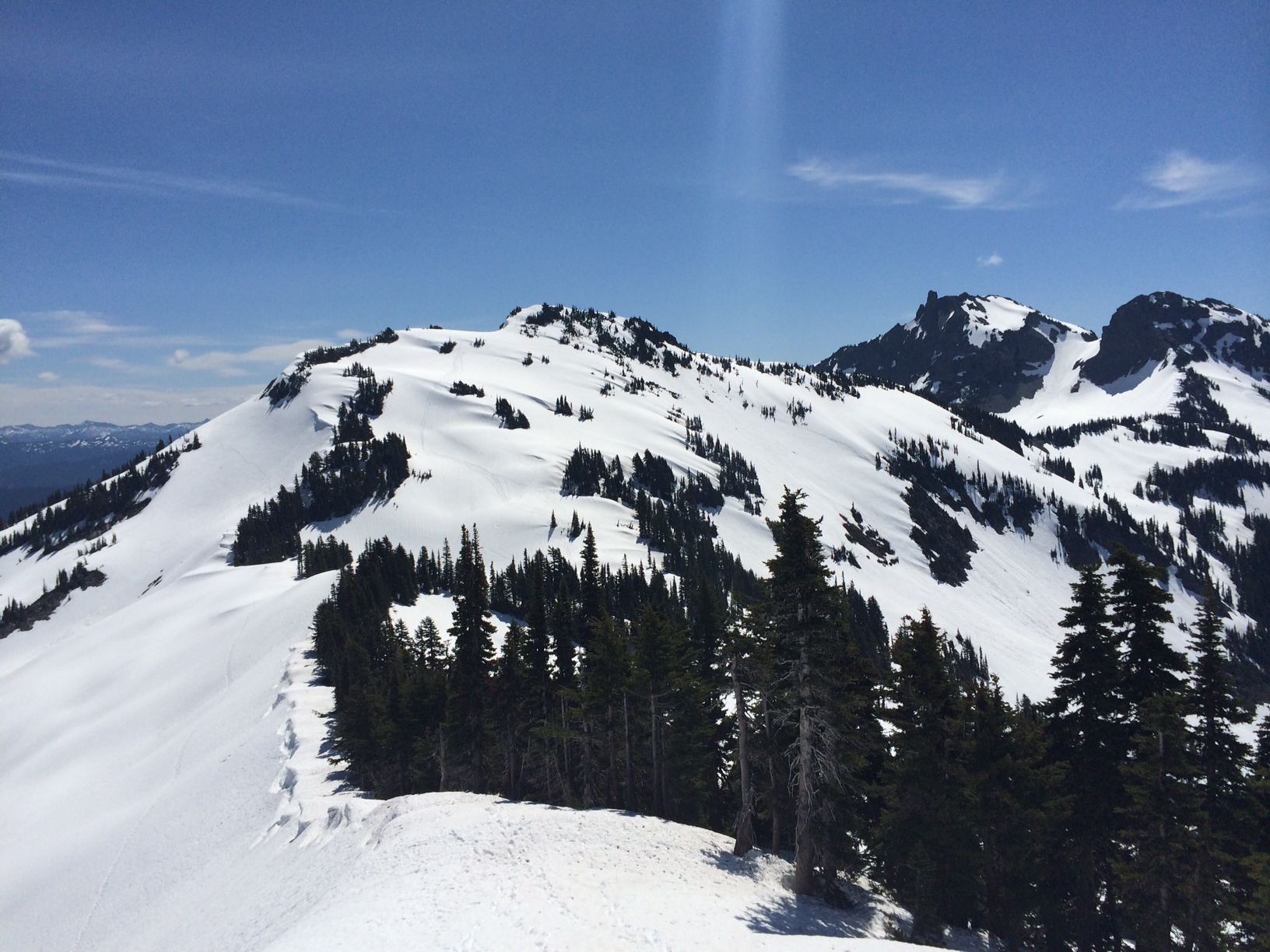 Foss Peak with Unicorn Peak in the back
