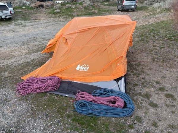 Broken tent Broken tent