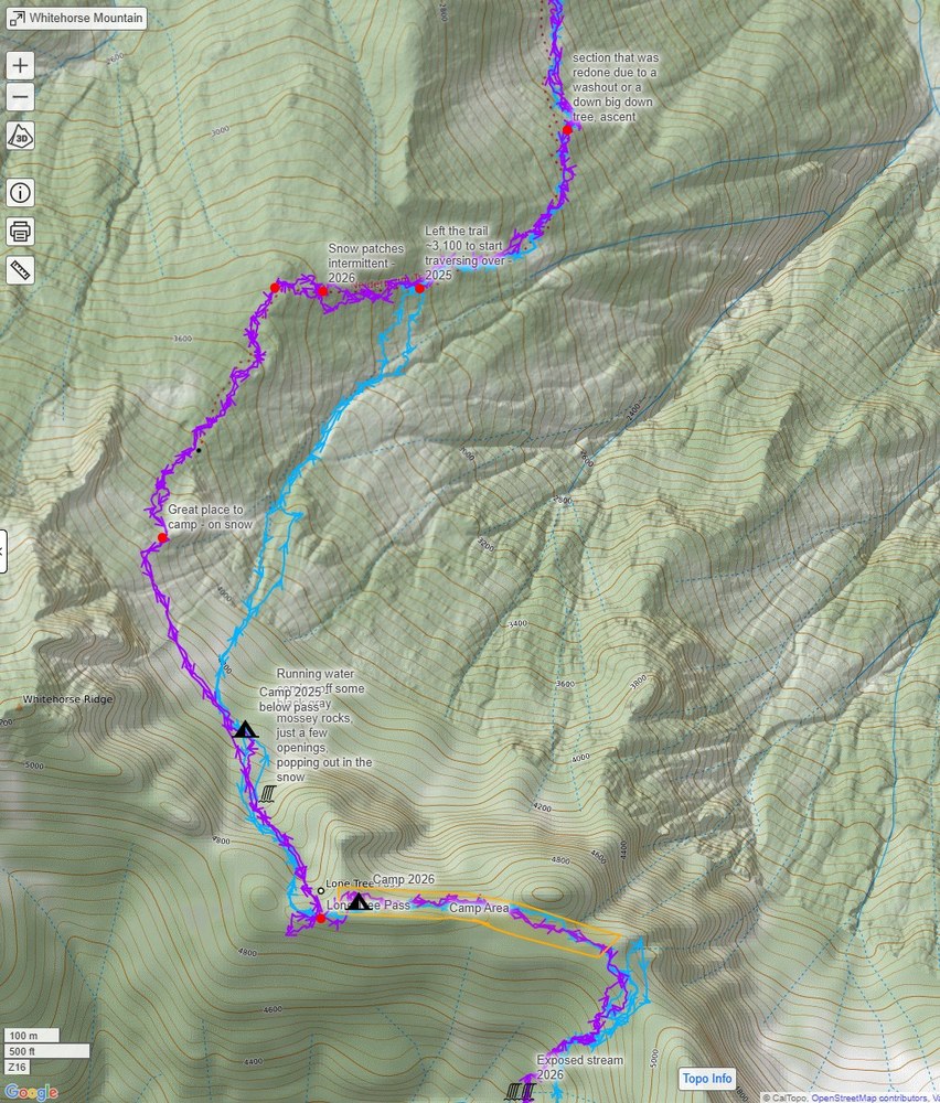 Route to basecamp via Niederpum Trail