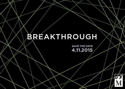 Breakthrough Save the Date!