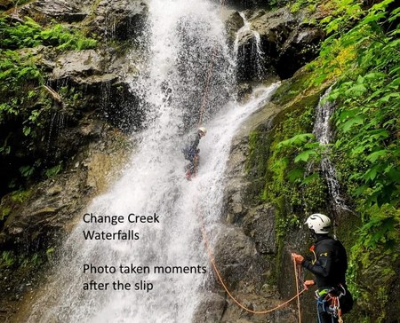Change Creek Waterfall Rappel – Employing Best Practices After a Slip