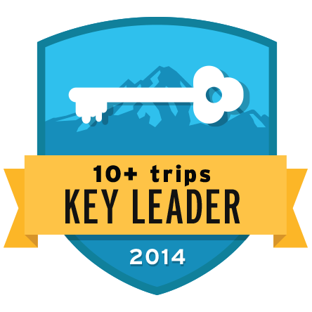 2014 10 Plus Trips Badge