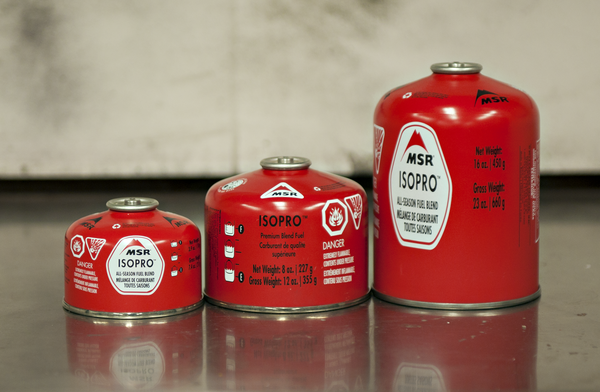 Isopro-style fuel canisters