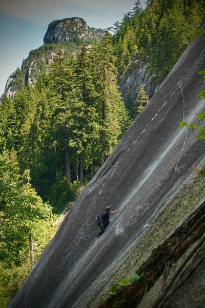 Leo Brownawell climbing at Squamish, BC 2023. Photo by Kevin DeFields..jpg