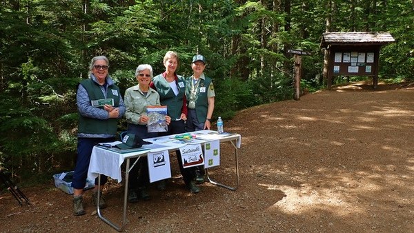 OLYMPIA BRANCH CONSERVATION & STEWARDSHIP COMMITTEE TRAIL USER SURVEY OUTREACH. PHOTO COURTESY OF Kathy Fox..jpg