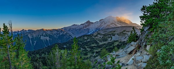 Panarama view from Sourdough Rigde.