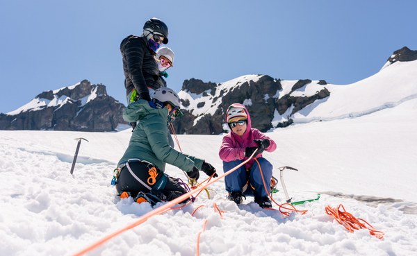 Upward Transitions Institute Women+ Mountaineering Leadership Course 1 practicing crevasse rescue on Mount Baker. Photo Credit_ Whitney Whitehouse .jpg