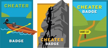Introducing the Cheater Badge!
