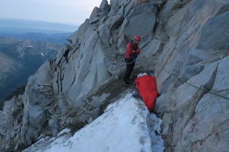 Mount Stuart - Rockfall Hits Solo Climber on Descent