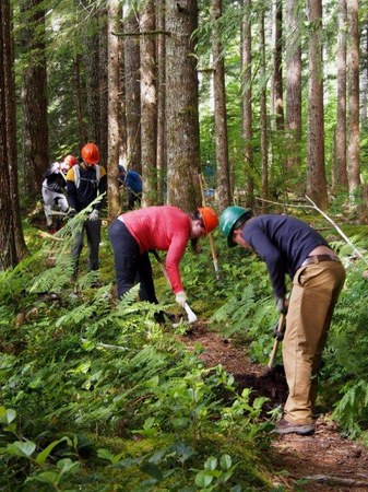 Mountaineers support Darrington as part of National Trails Day