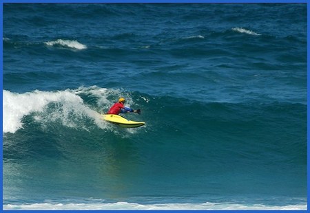 My Surf Kayak Got Trapped by Breaking Surf