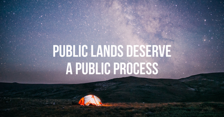 Protect BLM Lands: Public Planning Process Under Threat