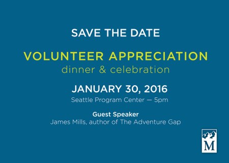 Seattle Branch Volunteer Appreciation Dinner - January 30