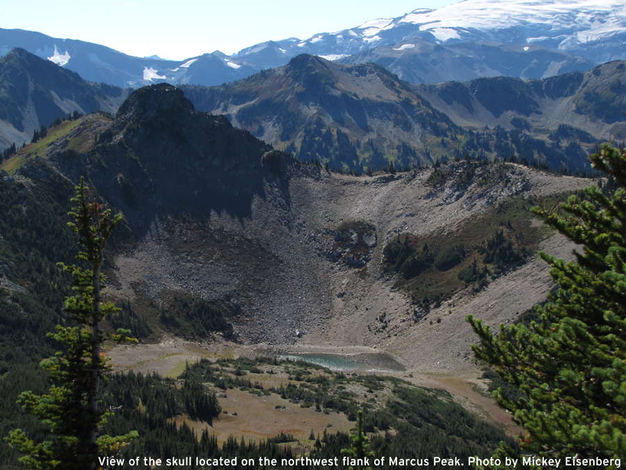 Secret Rainier Hidden Lake, Palisades and a Skull — The