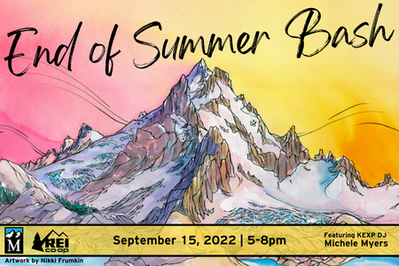 You’re Invited! End of Summer Bash at REI - Sep 15